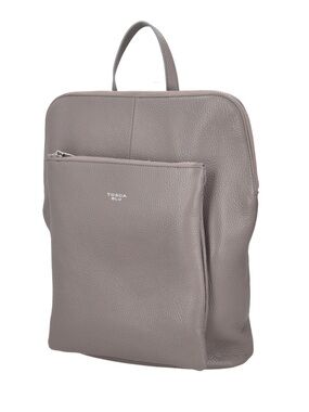 Taupe/Beige Genuine Leather Backpack by Tosca Blu - Italy